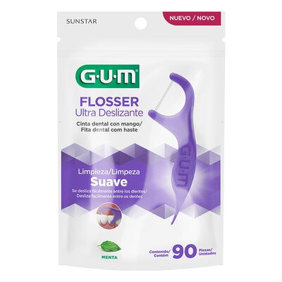 Hilo dental Flossers Ultradeslizantes 90s.  - GUM&reg;