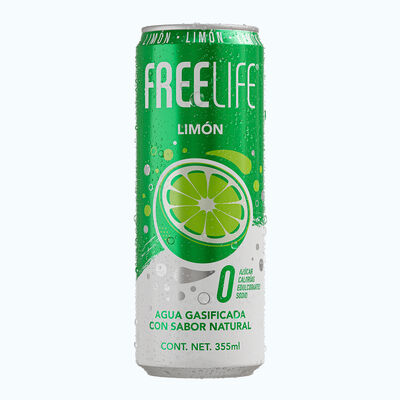 Agua gasificada con extracto de Lim&oacute;n