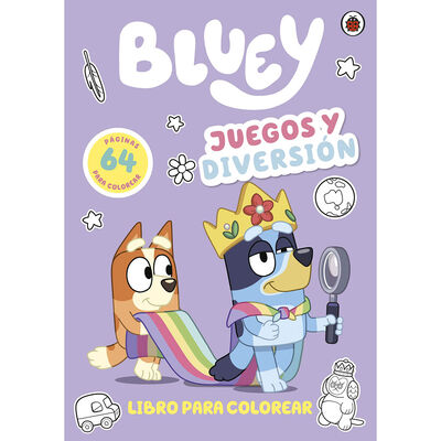 Bluey: juegos y diversión. libro para colorear