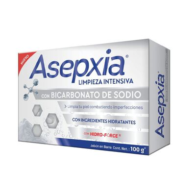Asepxia jabón bicarbonato 100 g