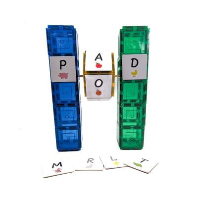 Set Mosaicos Magn&eacute;ticos Alfabeto en May&uacute;sculas 40 Piezas Learn & Grow Toys