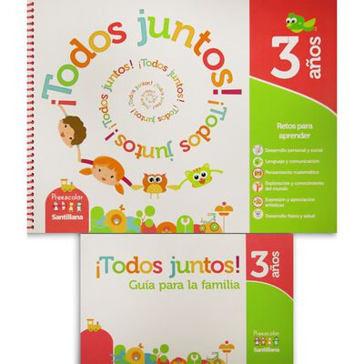 Pack Todos Juntos 3 A&ntilde;os (Libro Y Gu&iacute;a Fam)