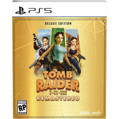 Set de Colecci&oacute;n Videojuego Tomb Raider I-II-III Remastered Edici&oacute;n Delux PlayStation 5