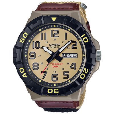 Reloj Caf&eacute; Casio Para Hombre Modelo elo Mrw210Hb5Bvcf