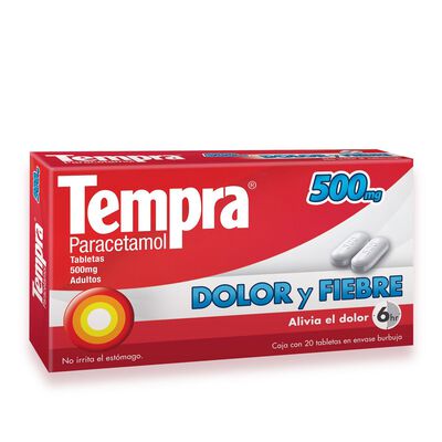 Tempra Caplets 20 Tabletas
