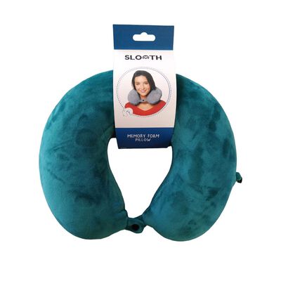 Almohada Anat&oacute;mica con Memoria Turquesa Slooth