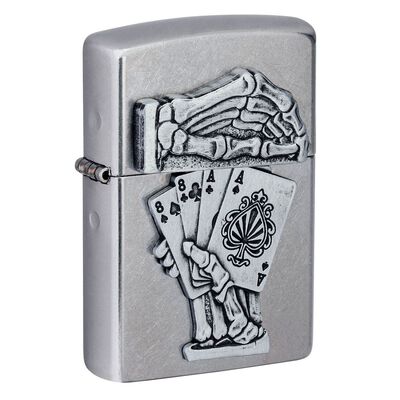 ENCENDEDOR ZIPPO CROMADO EMBLEMA CA