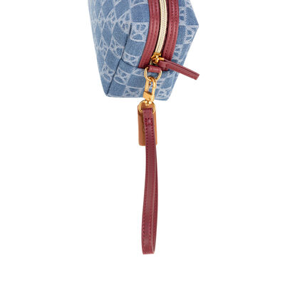 Cosmetiquera Cierre Sencillo Cloe Azul para Mujer