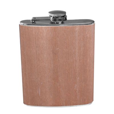 LICORERA LAMINILLA DE MADERA 7 OZ.
