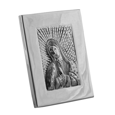 Virgen medio cuerpo 200 gramos  - plata ley .925