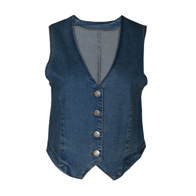 Chaleco de Mezclilla Philosophy Talla Chica para Mujer