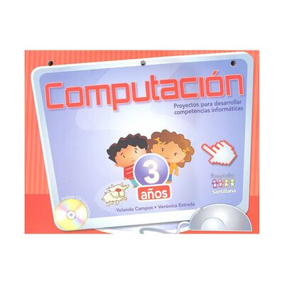 Pack Computaci&oacute;n Preescolar 3 A&ntilde;os Con Cd