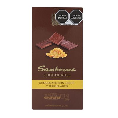 Tablilla de chocolate con leche con cereal