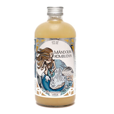 Mándolin Kombucha Sabor Manzana Verde