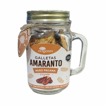 Mason Jar con Galletas de Amaranto & Nuez Origenes