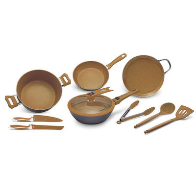 Bater&iacute;a Master Deluxe Copper Flavor Stone 10 piezas