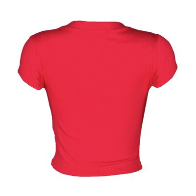 Blusa acanalada de licra para mujer Philosophy Jr Talla  Mediana