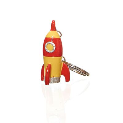 Llavero Cohete Espacial Fiorum Rojo