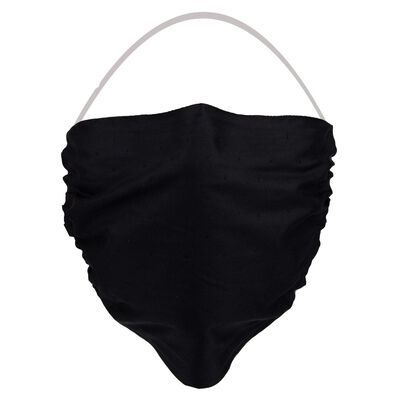 Cubrebocas lavable negro