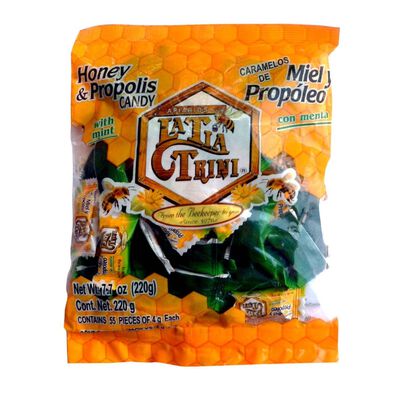 Caramelo de Miel Prop&oacute;leo Bolsa con 55