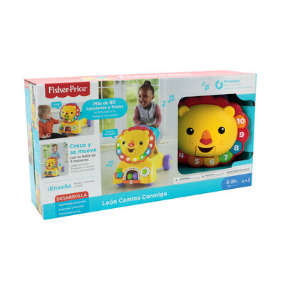 Fisher Price Le&oacute;n Camina Conmigo Mattel