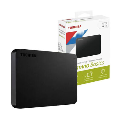 Disco duro Toshiba Canvio Basics 1TB negro