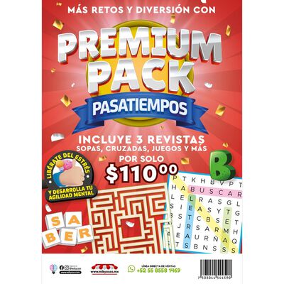 Premiun Pack Pasatiempos