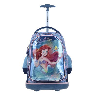 Mochila Rodante Azul de Ariel Princesas Chenson