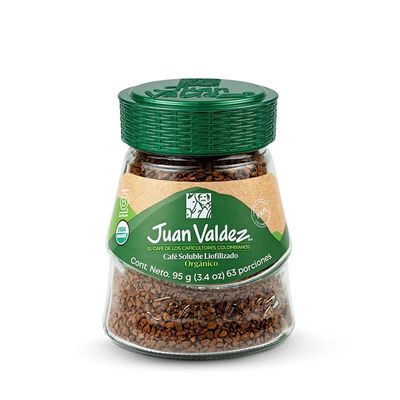 Caf&eacute; Juan Valdez Liofilizado Org&aacute;nico 95g