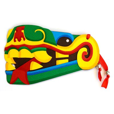 Cabeza Quetzalcoalt separador libro