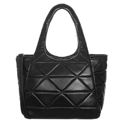 Bolso Satchel Westies Negro para Mujer
