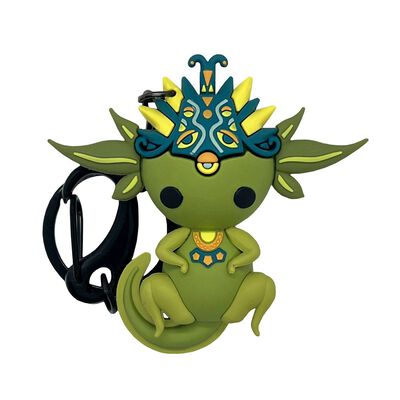 Llavero 3D ajolote verde Nahui