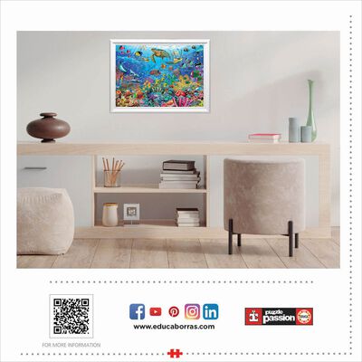 Rompecabezas Tortugas en el Para&iacute;so de 1000 Piezas Educa