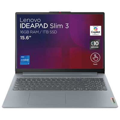 Laptop Lenovo 15.6 Pulgadas Ideapad Slim 3 15Iru8 I7 16Gb 1Tb SSD