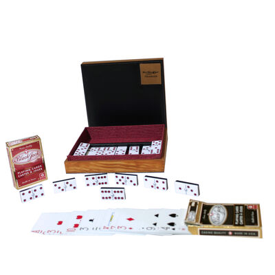 Set Domino y Naipes Mini Blackjack Curpiel Artik en Vinyl KELVIN