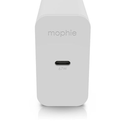 Cargador de Pared Mophie Carga S&uacute;per R&aacute;pida 67W con Cable de USB C a USB C