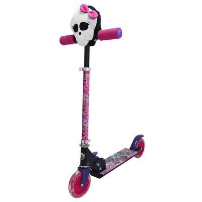 2W Scooter Luminoso de Peluche Monster High ¡Wow Skullete es un Bolsito!
