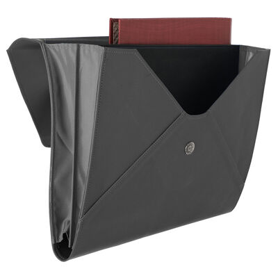 Portafolio Tama&ntilde;o Oficio Flexible Gris Oscuro Kyma