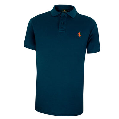 Playera Tipo Polo Marca POLO CLUB Petr&oacute;leo Talla Uno Extra Grande para Hombre