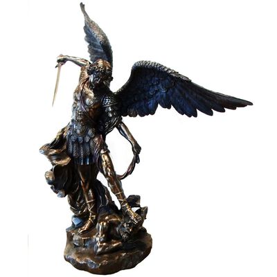 Figura Arcangel Miguel WU74552V4 Bronce