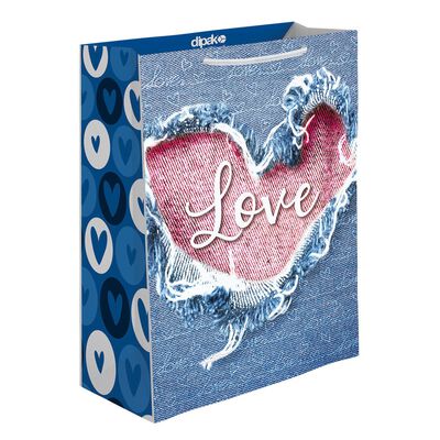 Bolsa de regalo Hs notas de amor tama&ntilde;o chica