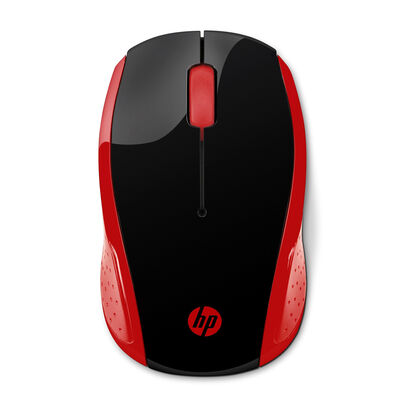 Mouse HP 200 Rojo
