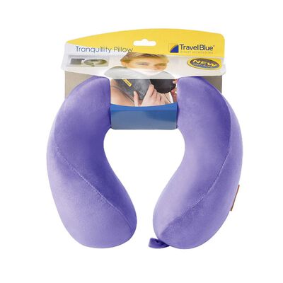 Almohada ergonómica morada Travel Blue