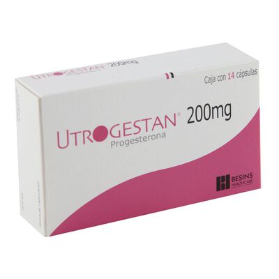 Utrogestan 200 mg perlas 14