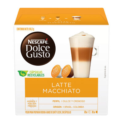 Cápsulas latte macchiato NESCAFE DOLCE GUSTO 16pz e-3