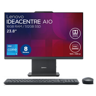Desktop All In One Lenovo IdeaCentre 23.8 Intel Core i5-13420H / 8 núcleos /16 GB RAM /512 GB SSD Windows 11 Home"