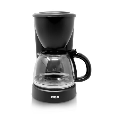 RCA Cafetera Eléctrica con Capacidad de 1.2 Litros en Color Negro