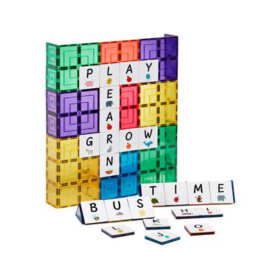 Set Mosaicos Magnéticos Alfabeto en Mayúsculas 40 Piezas Learn & Grow Toys