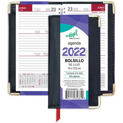 Agenda Bolsillo Lujo Modelo 358-84