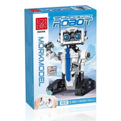 Rompecabezas de Bloques White Robot